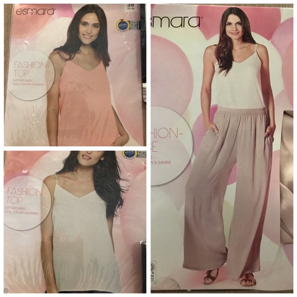 A lot Esmara fashions 2 tops and pants Heidi klum
